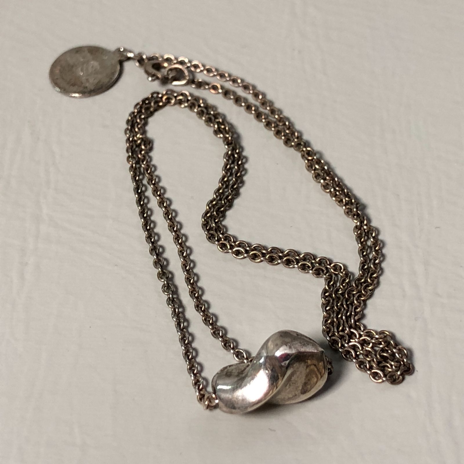 TIFFANY ティファニー ネックレス STERLING SILVER 重量約5g 10TH FSA 