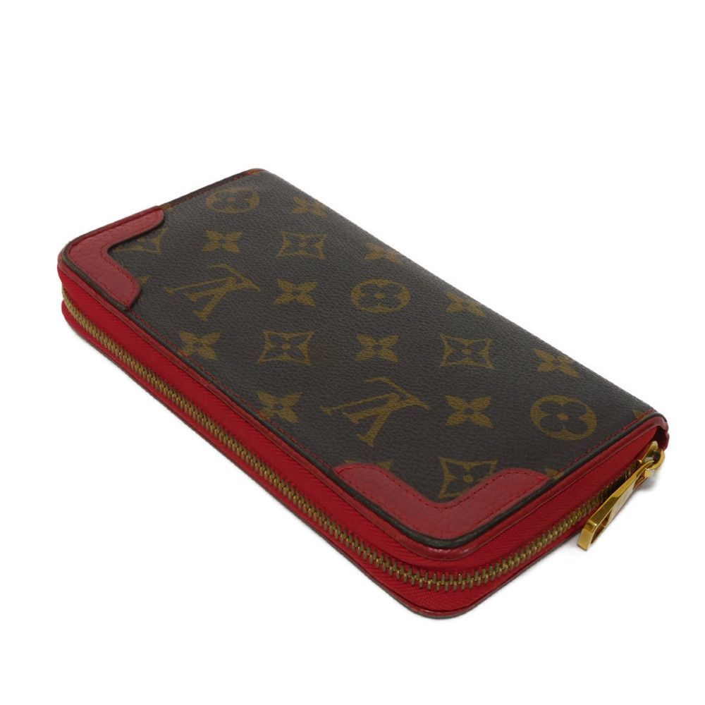 LOUIS VUITTON ルイ・ヴィトン ジッピーウォレット LVロゴ フラワー  