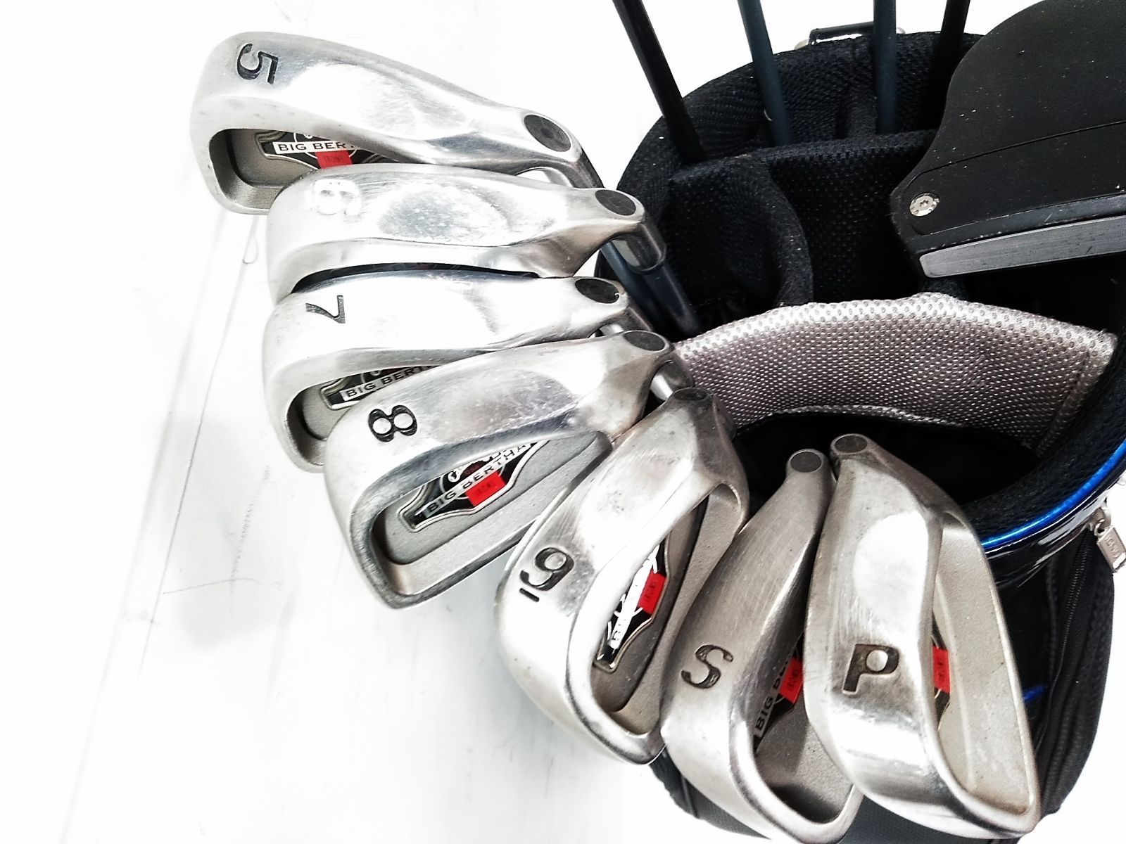 【美品・バッグ新品】キャロウェイメンズゴルフクラブセット 12本 バッグ付 初心者オススメ キャロウェイ メンズゴルフクラブ 12本セット バッグ付