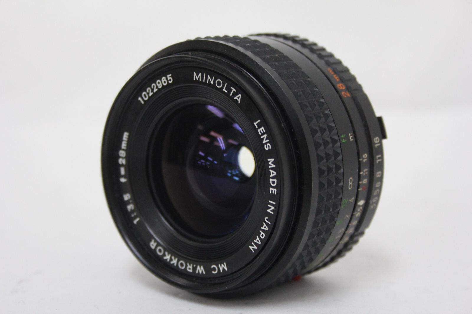美品 動作品】Minolta ミノルタ MC 28mm F3.5 ＠408 返品保証