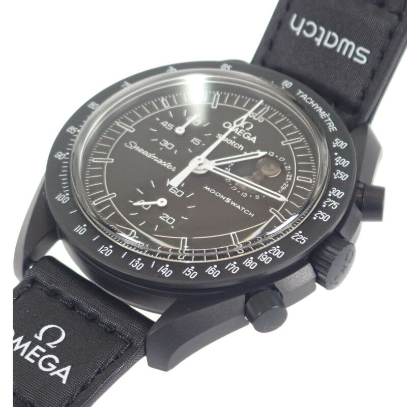 OMEGA SWATCH オメガスウォッチ　スヌーピー 黒 スピードマスター OMEGA x SWATCH / SNOOPY MOONSWATCH-BLACK | UTDESIGN