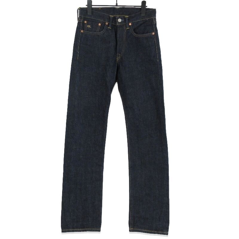 RRL ダブルアールエル デニムパンツ 782504836001 STRAIGHT LEG SELVEDGE JEAN 赤耳 セルビッチ ボタンフライ インディゴ 2871012458