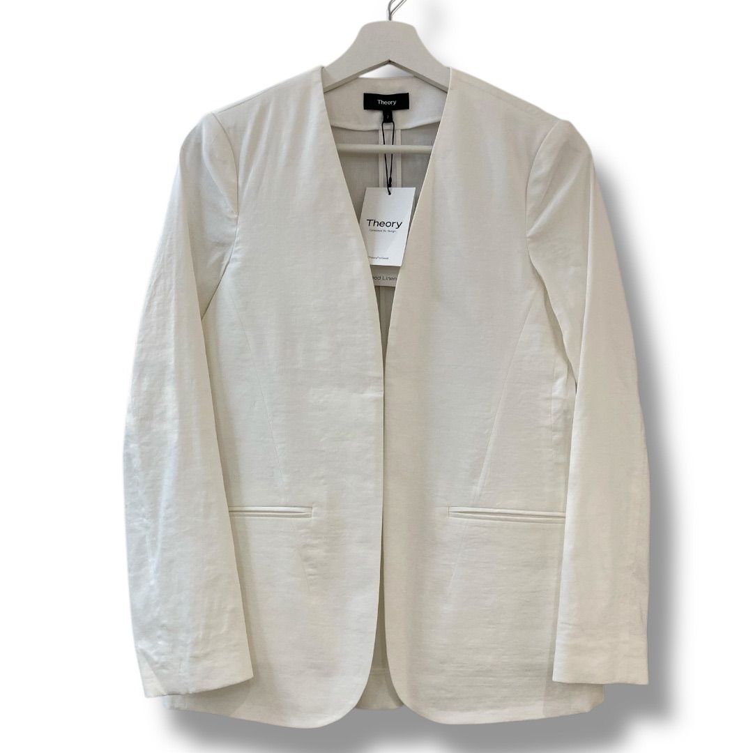 未使用 タグ付き Theory ECO CRUNCH WASH ジャケット 2 タグ付き 未使用品 Theory セオリー Eco Crunch Wash lsita2 サイズ2 M