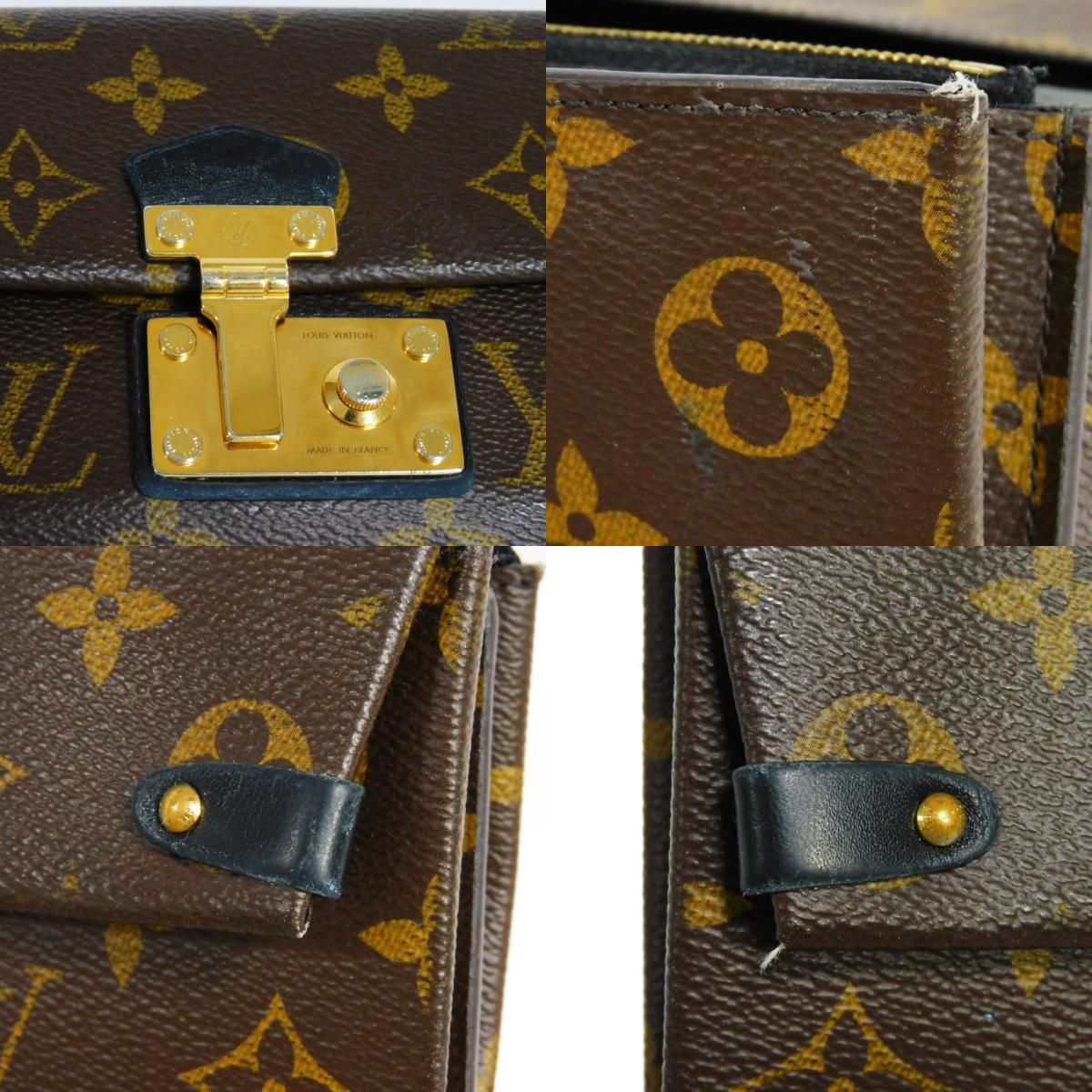 6gc3774-k】ルイヴィトン 長財布 モノグラム・マカサー ポルトフォイユ