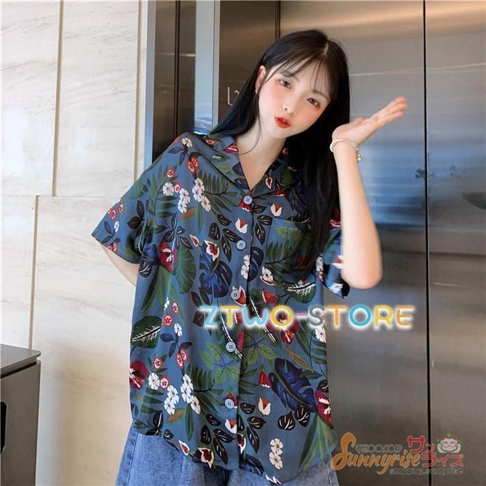 アロハシャツ レディース 夏 シャツ ブラウス ハワイシャツ