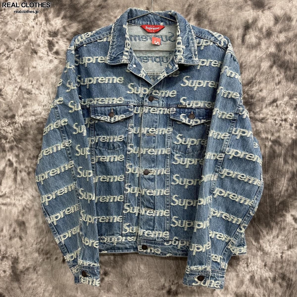 未使用】Supreme/シュプリーム【21SS】Frayed Logos Denim Trucker