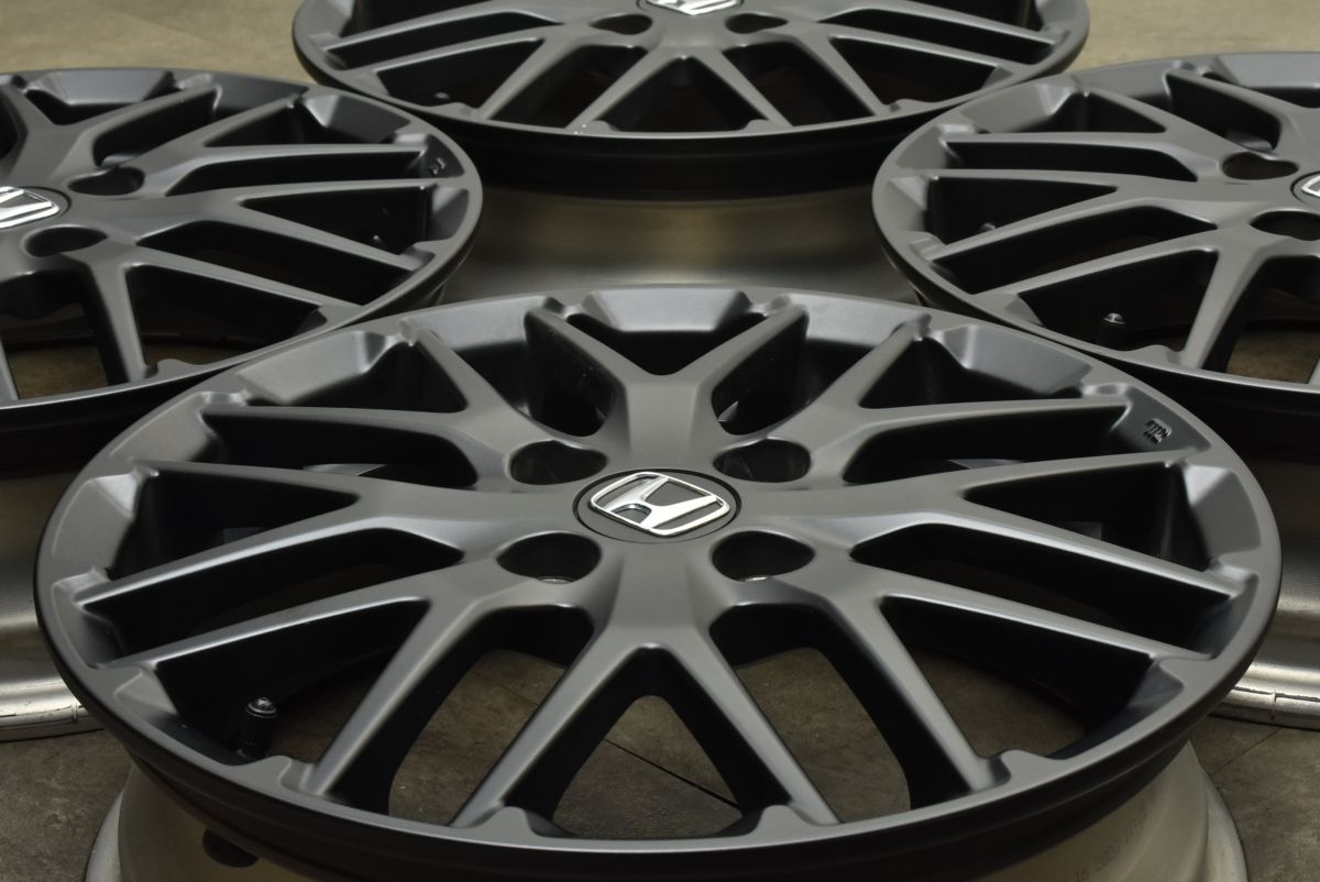 ホンダ N-ONE RS 純正 15in 4.5J 45 PCD100 4本 N-BOX N-WGN JOY カスタム スラッシュ プラス 流用 マットブラック
