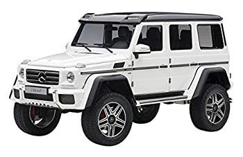 【中古】(非常に良い)AUTOart 1/18 メルセデス・ベンツ G500 4×4スクエアード ホワイト 完成品