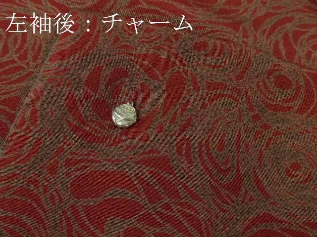 平和屋本店□希少 着物デザイナー 紫藤尚世 訪問着 片身替わり 鬼しぼ