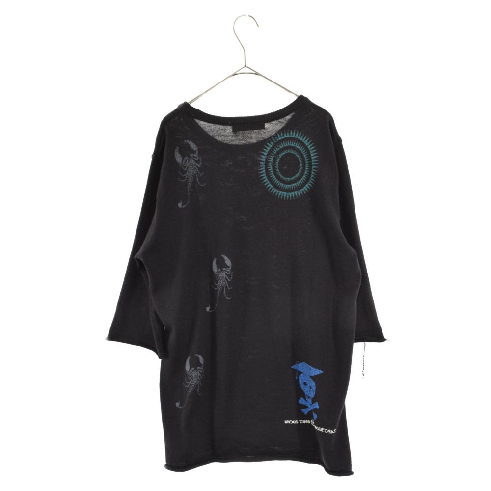 お歳暮 2024 UNDERCOVER (アンダーカバー) 05AW ARTS期 ドクロニットセーター トップス