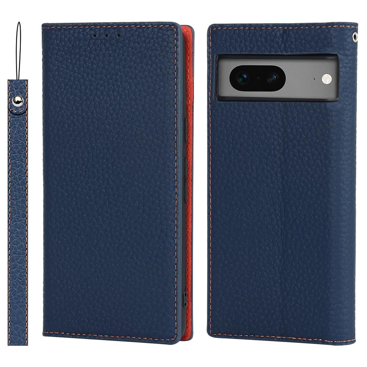 【新着商品】手帳型 ケース ケース 本革 マグネット式 手帳型 スタンド機能 Pixel7a カード収納 Google ストラップ付き グーグル7a Google グーグル 高級牛革 ピクセル 7a 7a ケース Pixel カバー Elick 