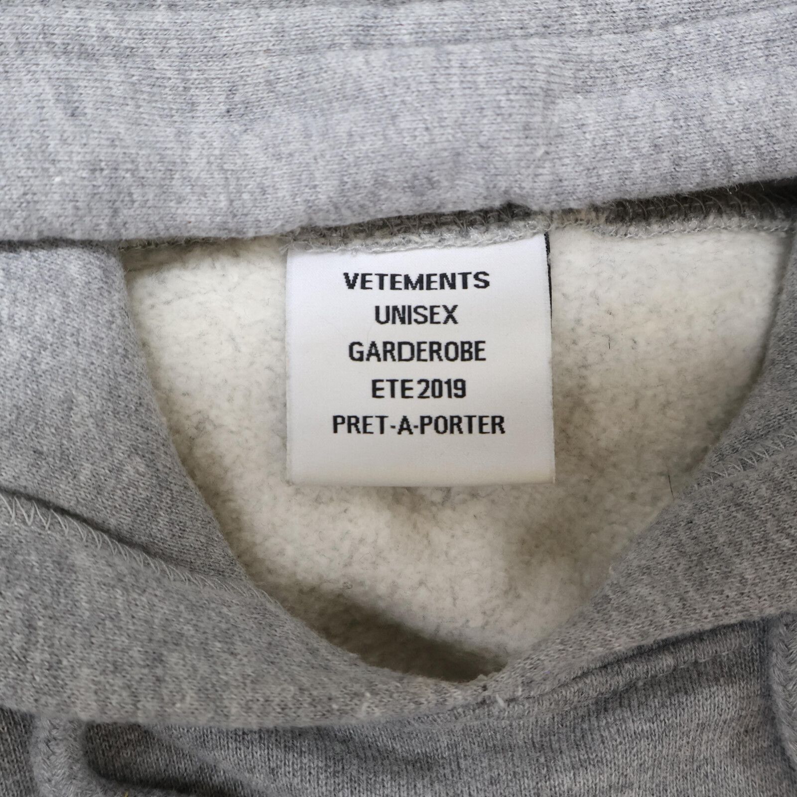 VETEMENTS ヴェトモン USS1907010 カートゥーン プルオーバー パーカー/ M