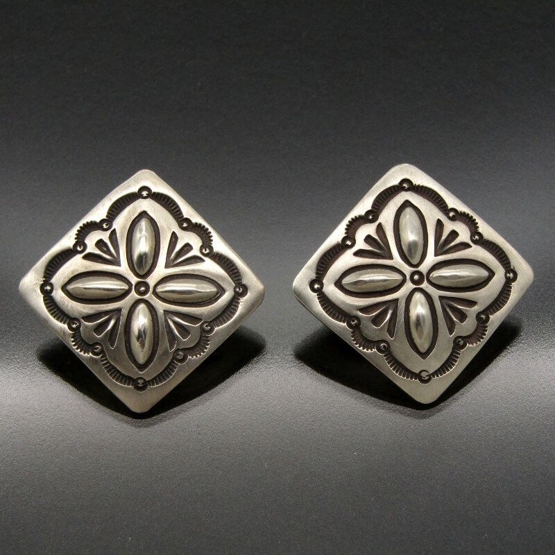 Herman Smith ナバホ族 ピアス スタンプワーク ハーマンスミス メンズ レディース セット 28011049