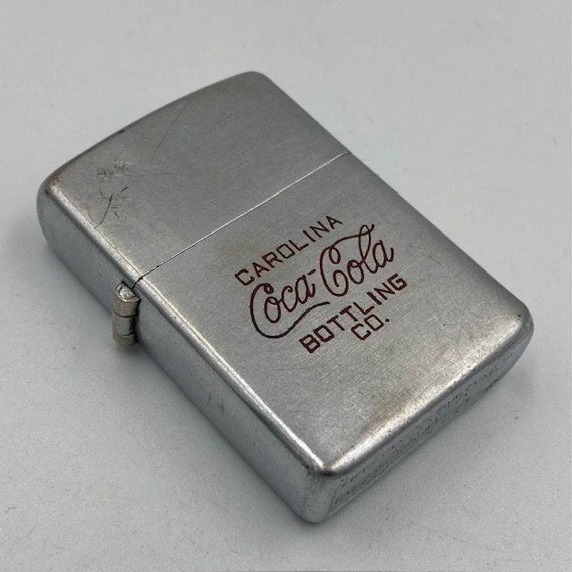 ジッポー ZIPPO 1947年〜1949年 ３バレル コカ・コーラ Coca Cola BOTTLING CO. コカコーラ ニッケルシルバー -  メルカリ