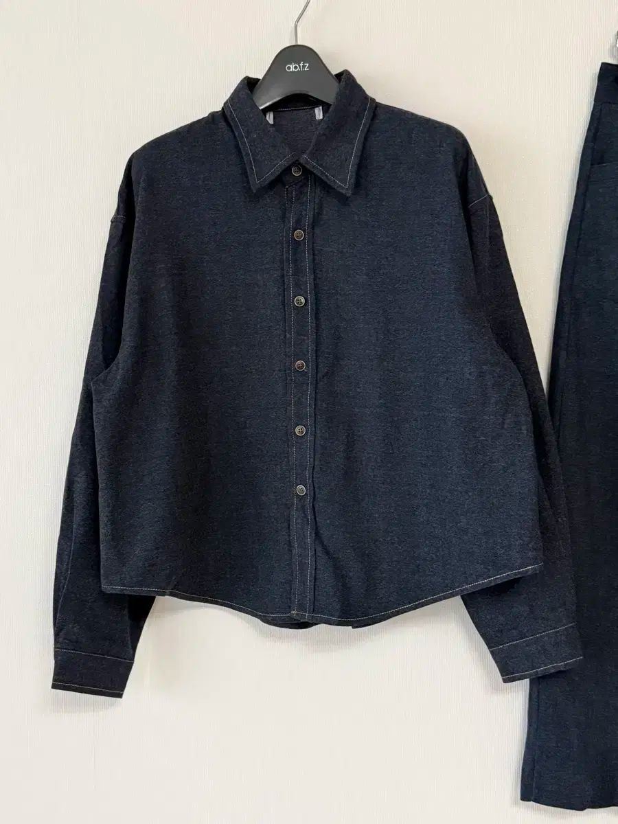 デニム シャツ スカート セットアップ ベルトも します