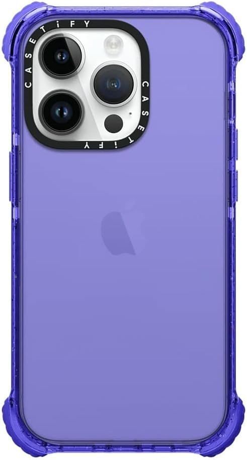 CASETiFY ウルトラ インパクト iPhone 14 Pro ケース [MIL規格準拠 (5x  MIL-STD-810G)/3.5mからの落下試験をクリア] ペリ パープル