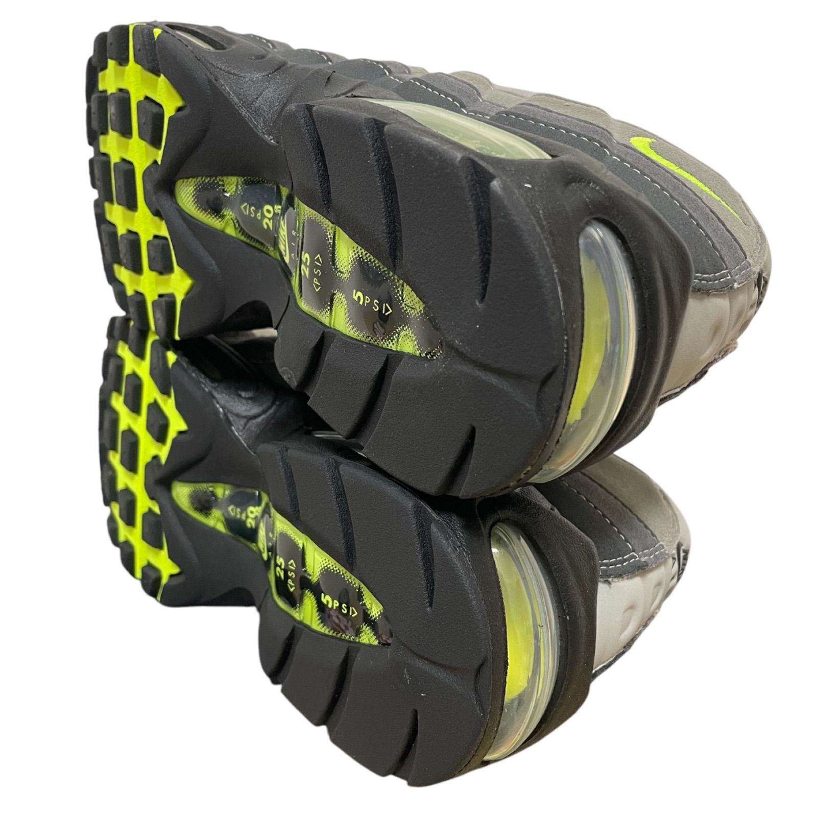 定価24,200円 黒タグ付 NIKE AIR MAX 95 OG Big Bubble Neon Yellow 