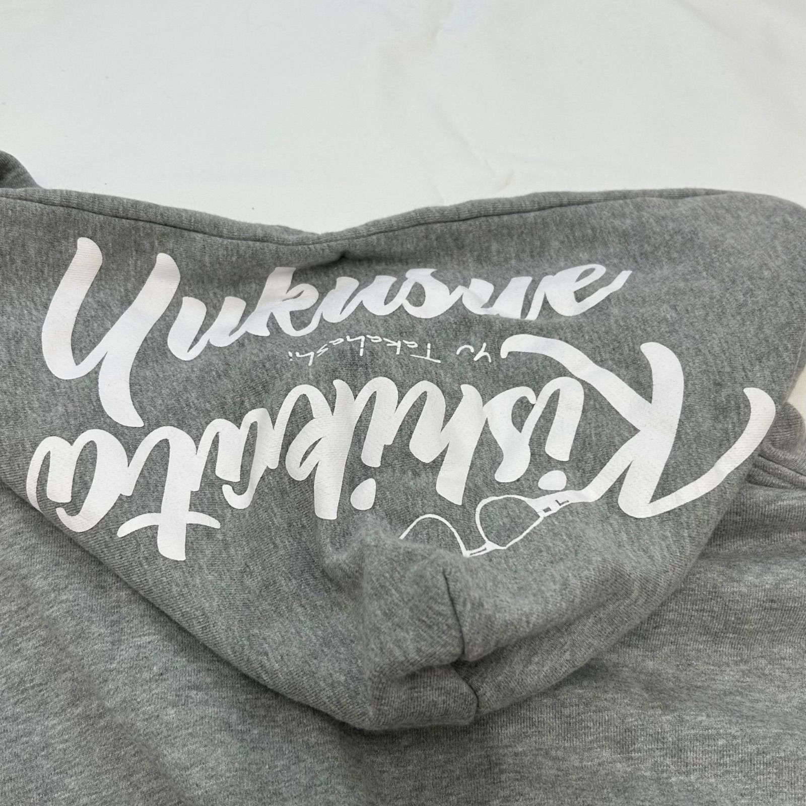 ジップアップパーカー グレー