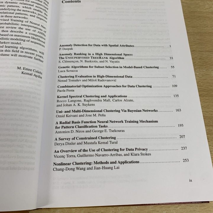 ▲01)【同梱不可】Unsupervised Learning Algorithms/M.Emre Celebi/Springer/2016年/洋書/教師なし学習/A △01)【同梱不可】Unsupervised Learning Algorithms/M.Emre
