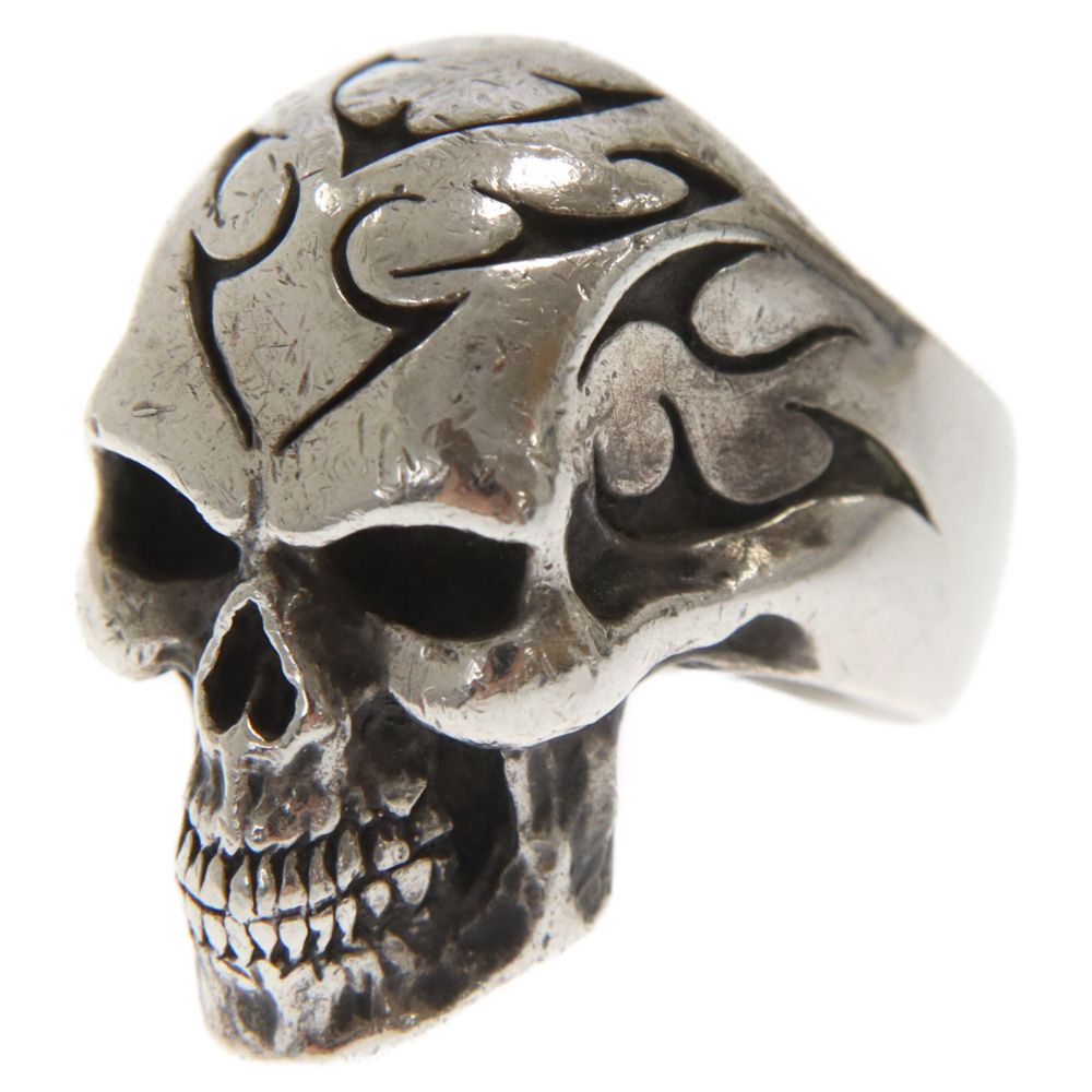 クレイジーピッグ　トライバル　スカルリング CRAZY PIG (クレイジーピッグ) TRIBAL SKULL RINGトライバル