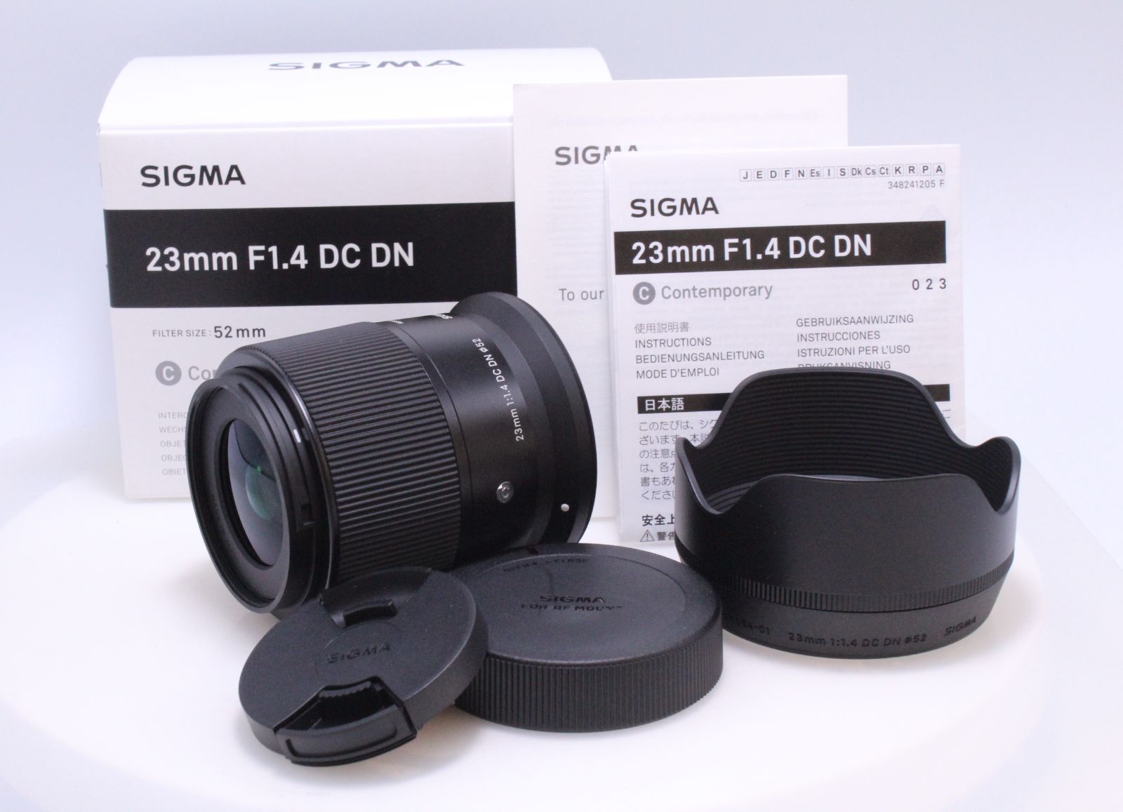 SIGMA 23mm F1.4 DC DN Canon キヤノン RFマウント 単焦点 広角 APS-C ミラーレス用 Contemporary