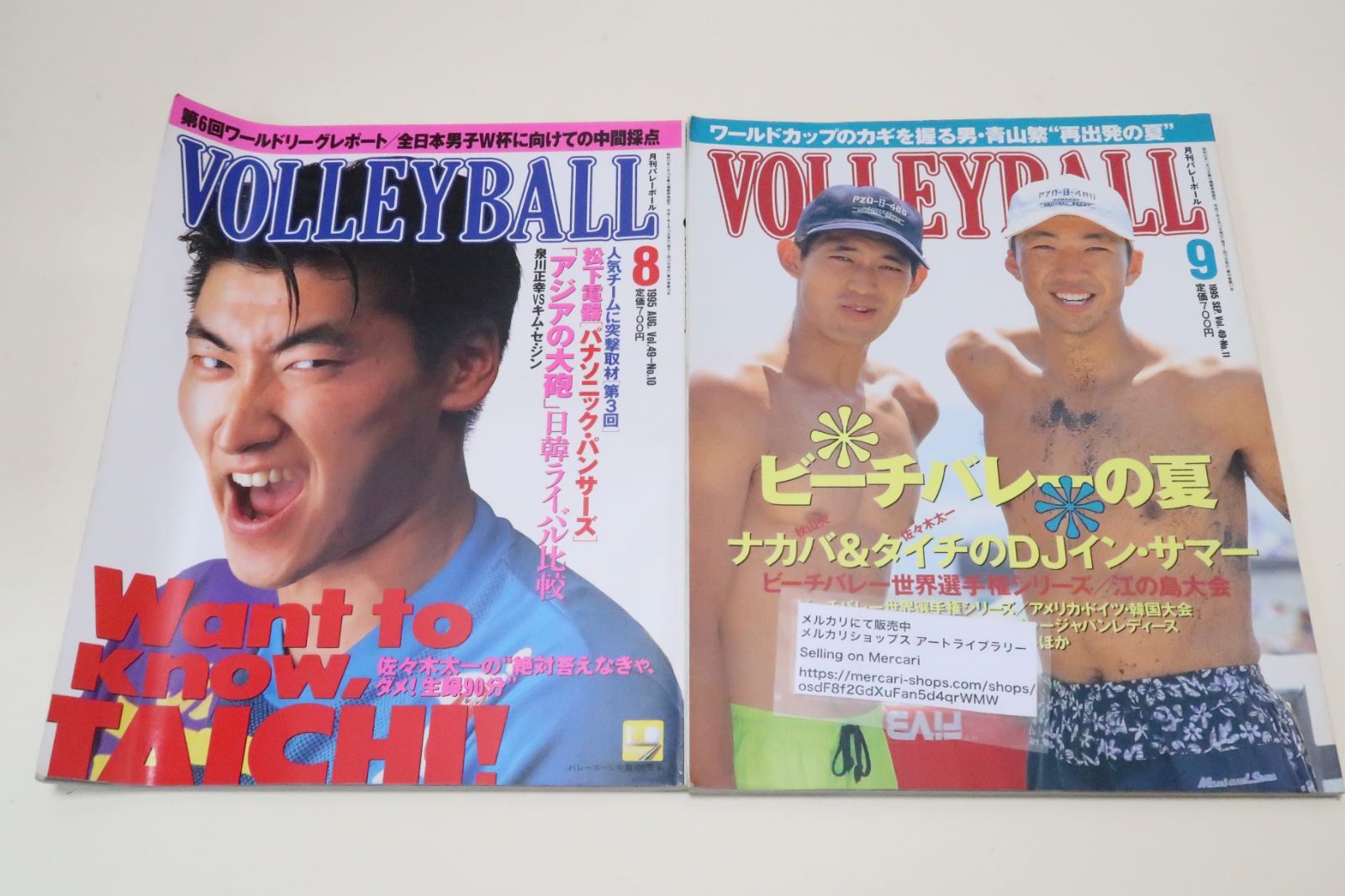 月刊バレーボール・1995年・11冊/全日本女子メンバー紹介/中田久美29歳