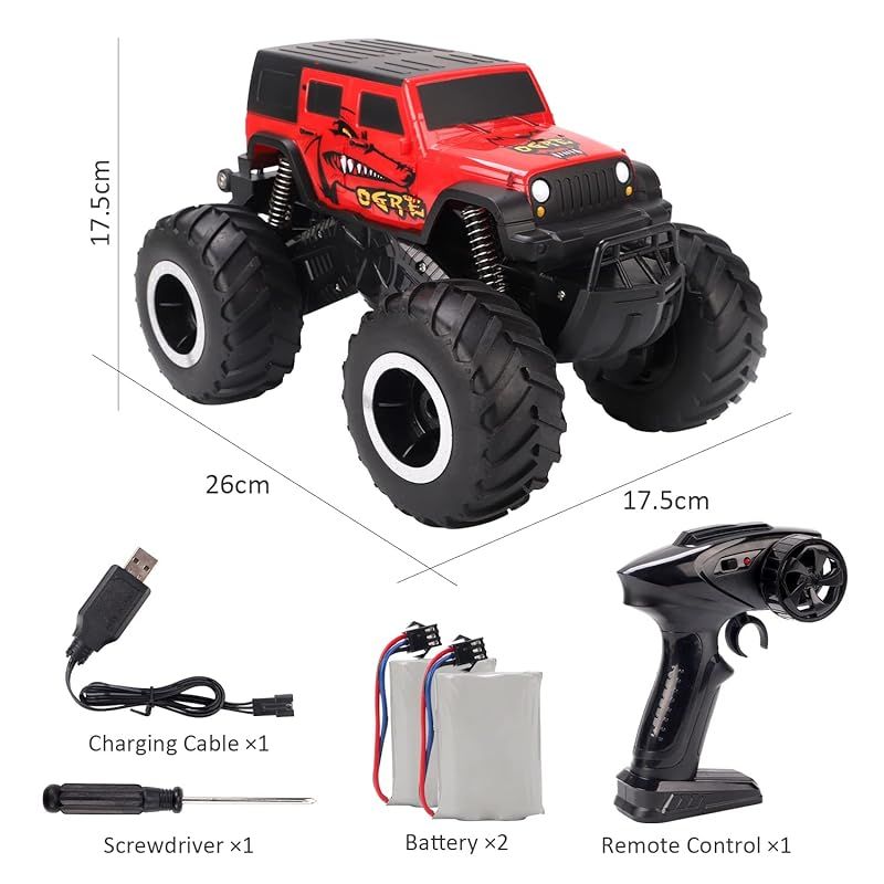 ラジコンカー こども向け オフロード 水陸両用 4WD 四輪駆動RC