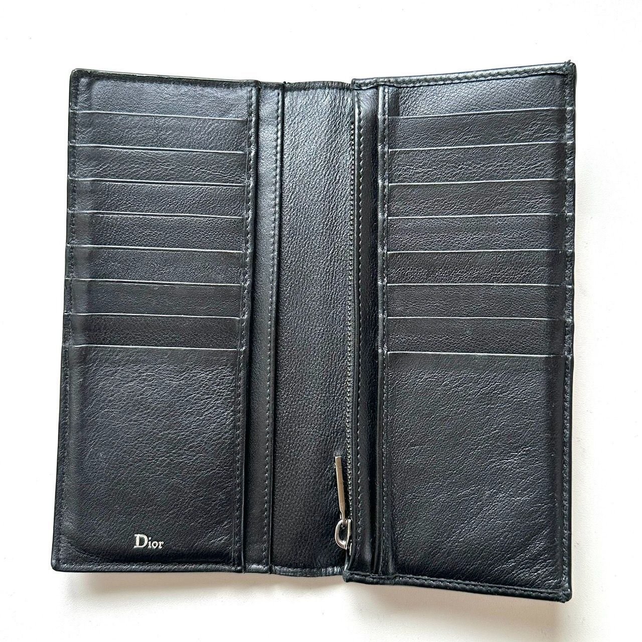 ディオールオム DIOR HOMME Bee 長財布 ブラック 長財布