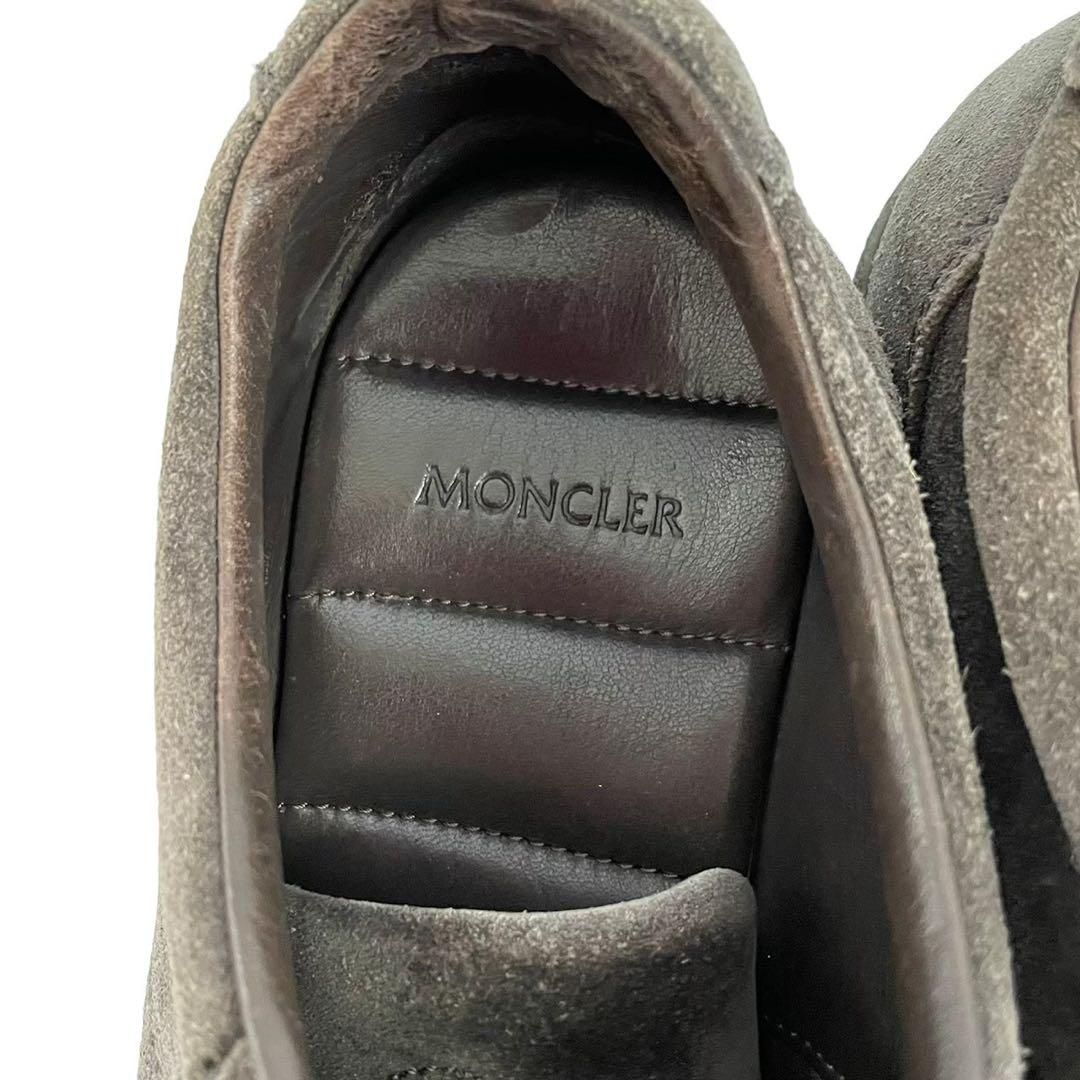 MONCLER モンクレール メンズ 靴 ブラウン 赤 白 黒スニーカーレザー  