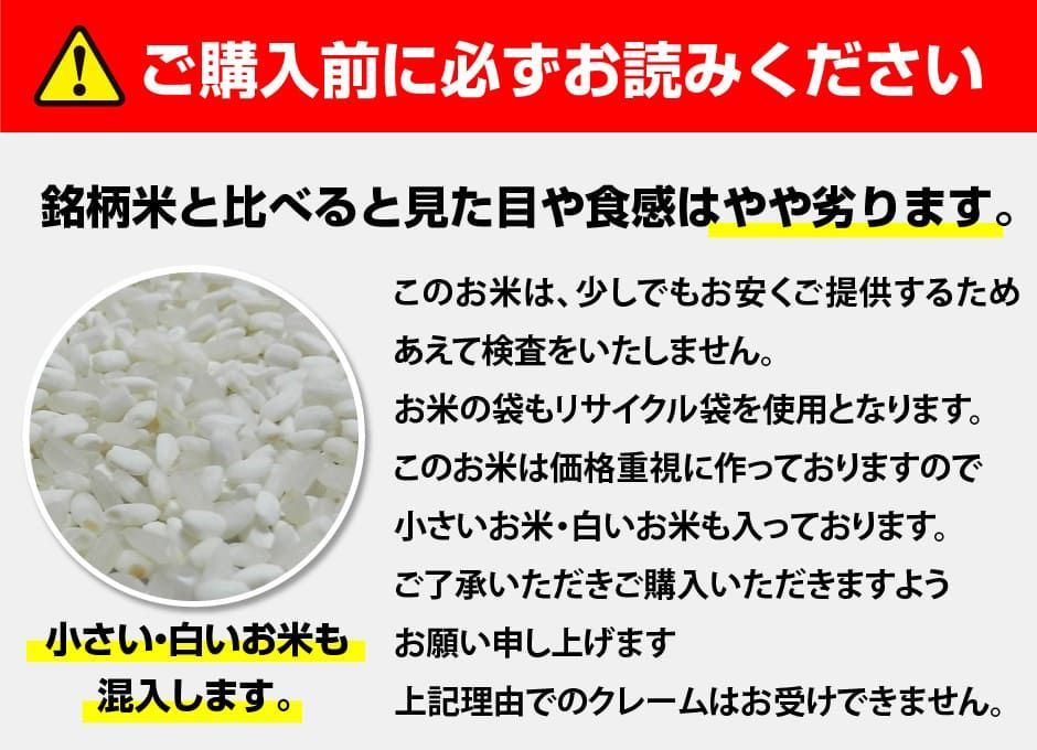 小粒米の全国複数原料米 お徳用