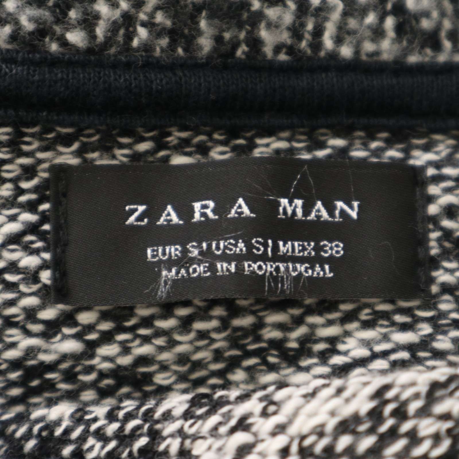 ZARA MAN ザラ マン スラブ☆ ニット カーディガン 羽織り ガウン Sz.S 