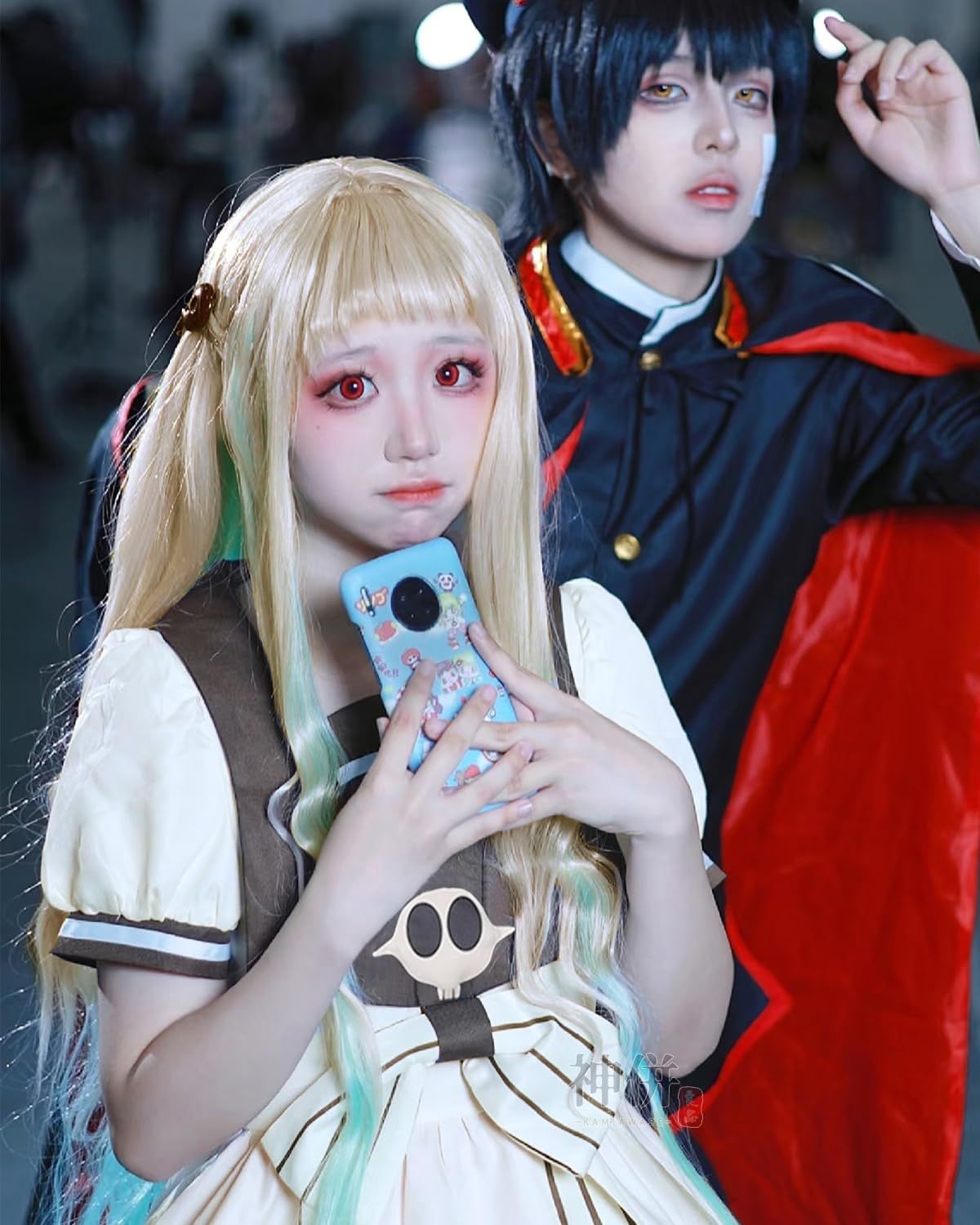 新品 [神併良品] 地縛少年花子くん コスプレ ウィッグ付き 八尋