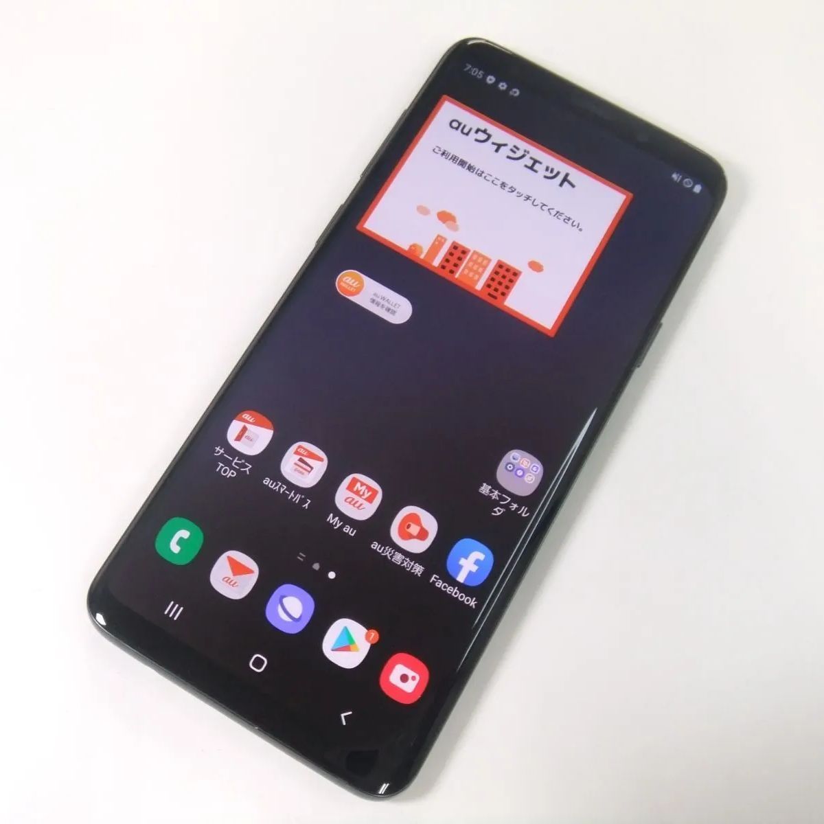 au - 【SIMロック解除済】Galaxy S9+ SCV39 グレー 新品同等品 中古】GALAXY S9+ 64GB チタニウムグレー SCV39 auロック解除SIM