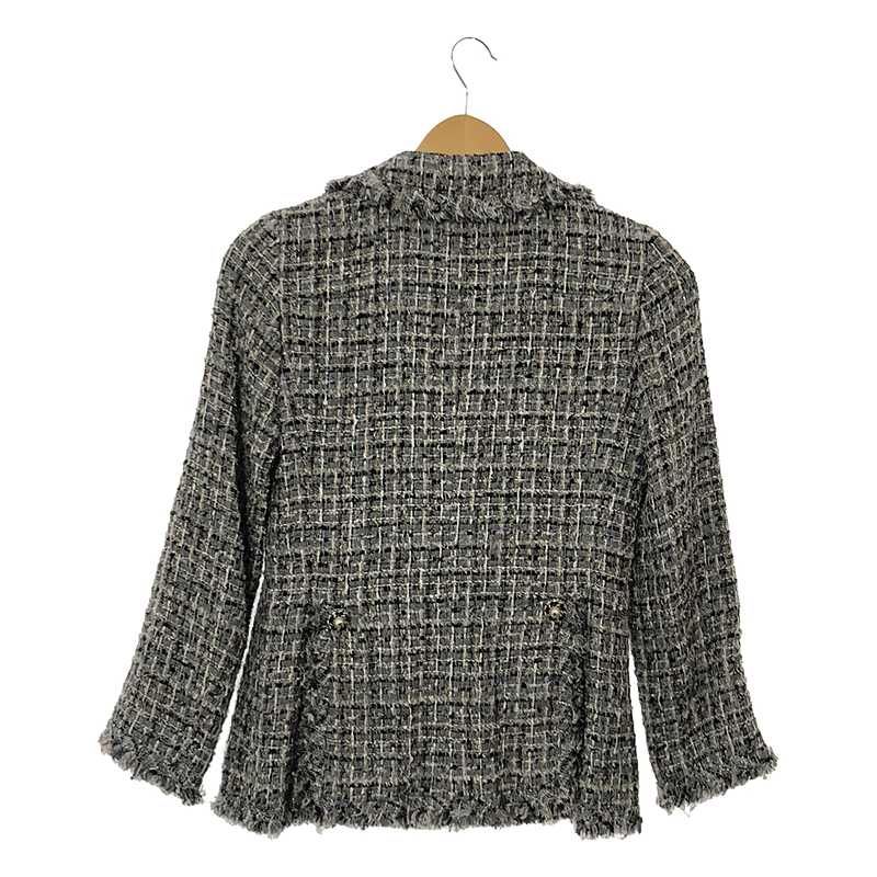 美品】 CHANEL / シャネル | ツイード 裏地シルク ココマーク 美品】 CHANEL / シャネル | ツイード 裏地シルク ココマーク