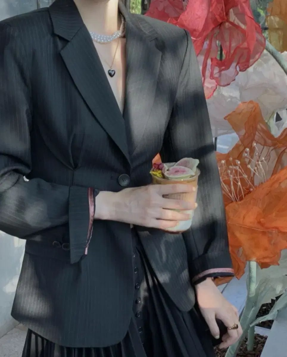 seooocookie ソークッキー ボナック オープンバック ジャケット グルノーブル スカート セットアップ MAAHADDERANG_COM