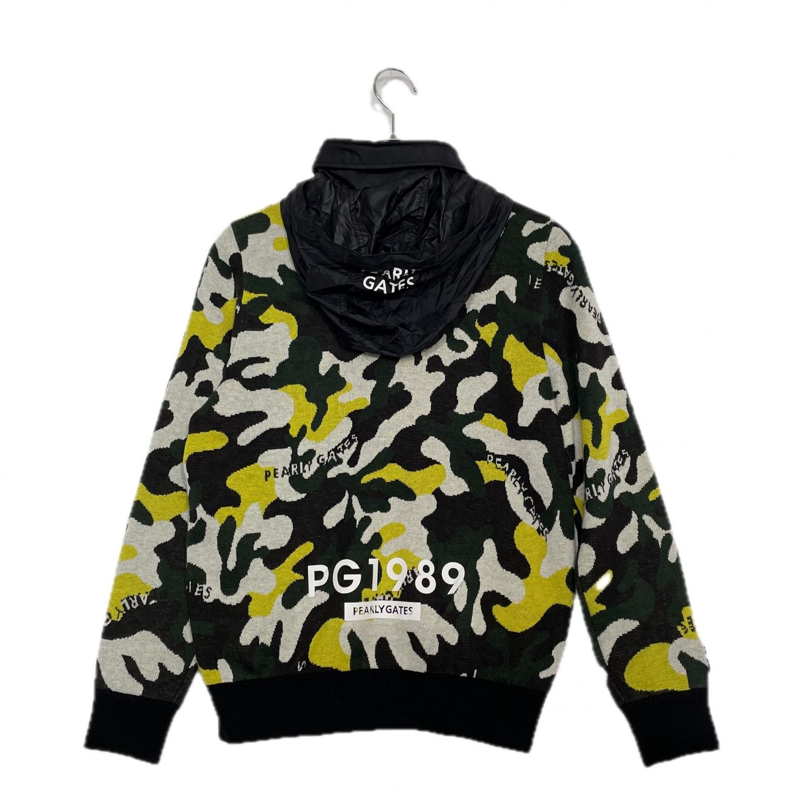 レディース パーリーゲイツ PEARLY GATES ニットアウター 0 S カーキ系 カモフラ柄 裏地 WWW_NOITHATQUANGTHANH_NET