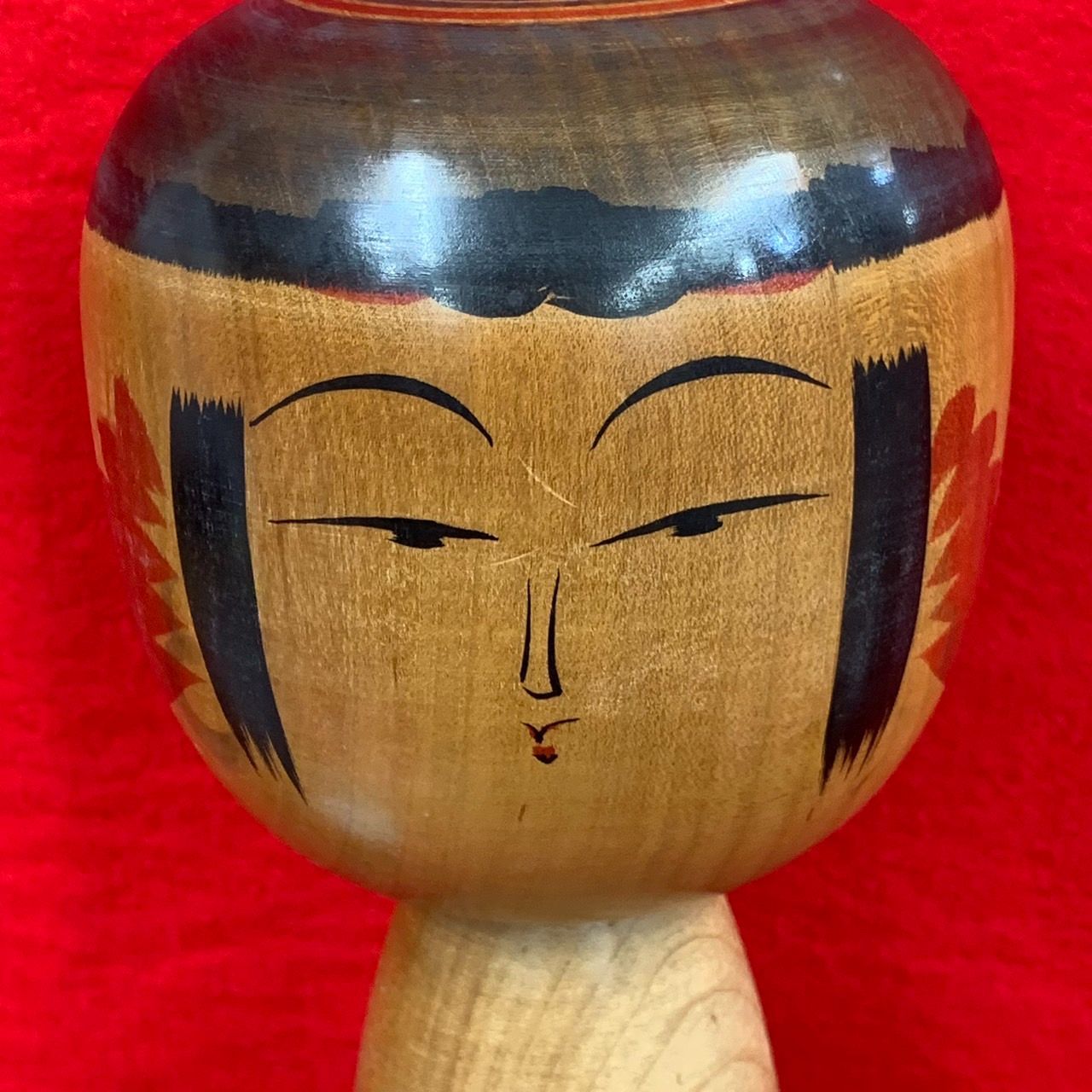井上ゆき子作 こけし 2体セット 特大こけし 大型 置物 伝統工芸 郷土