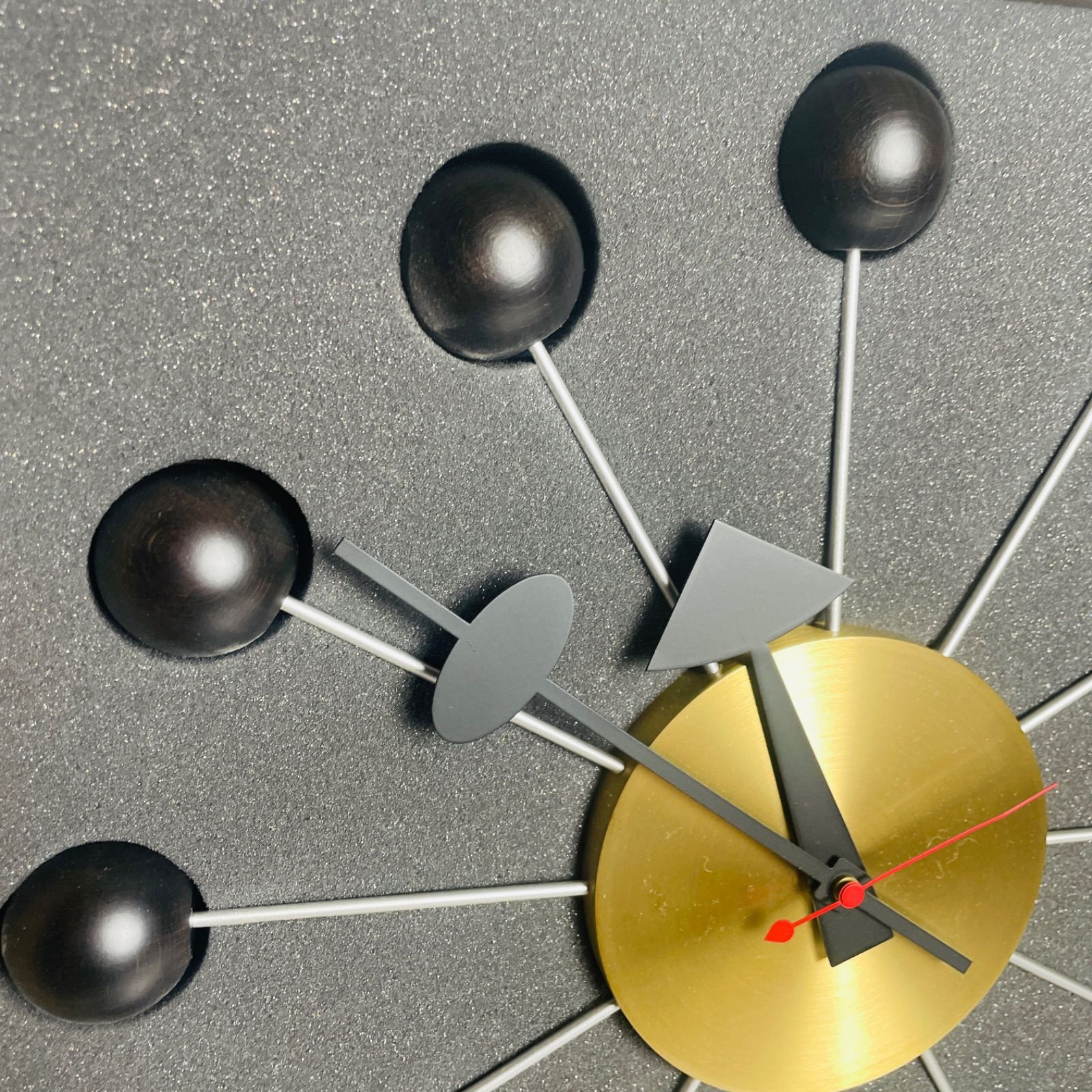 ジョージネルソン ボールクロック ブラック 黒 真鍮 Nelson George