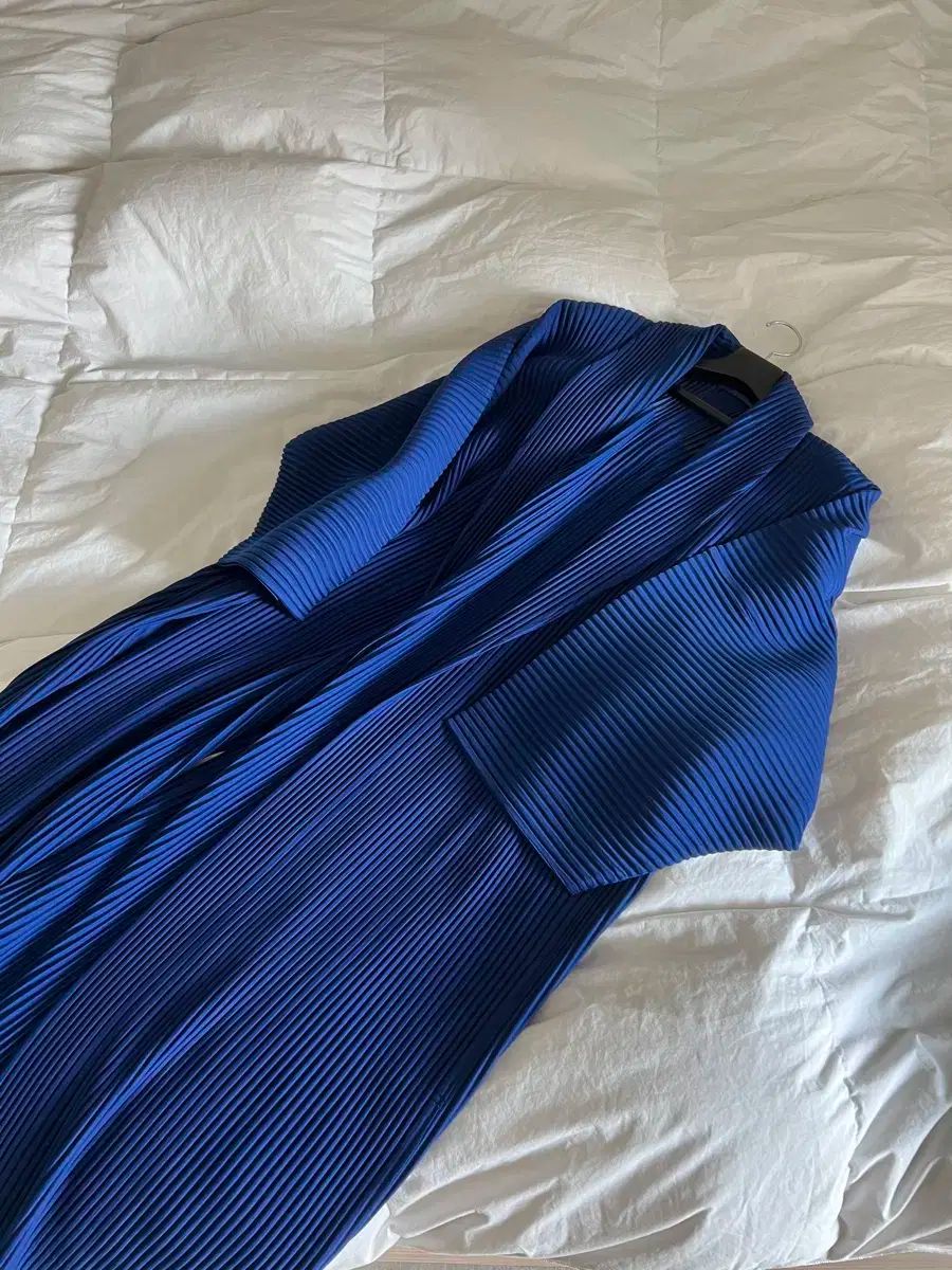 3 オムプリッセ ショールカラー ロング コート