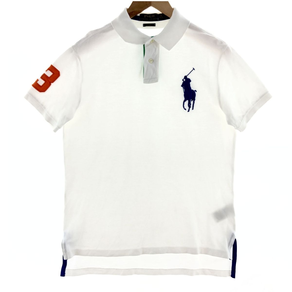 古着 ラルフローレン Ralph Lauren POLO RALPH LAUREN CUSTOM FIT ビッグポニー 半袖 ポロシャツ メンズM/eaa381494