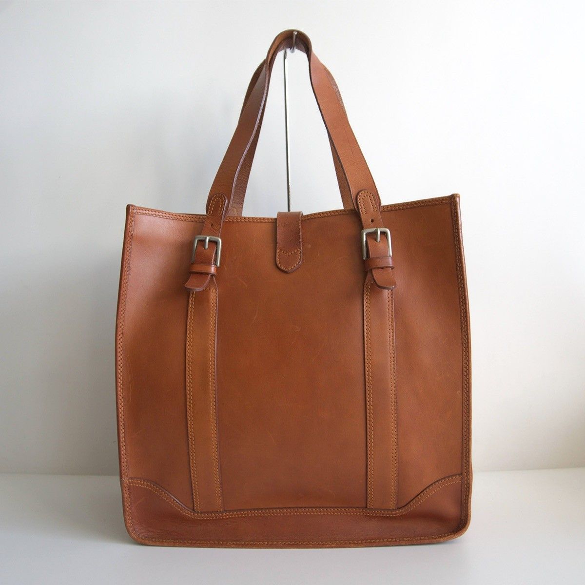品 POLO RALPH LAUREN オールレザー トートバッグ レザー ヴィンテージ ラルフローレン 25100150