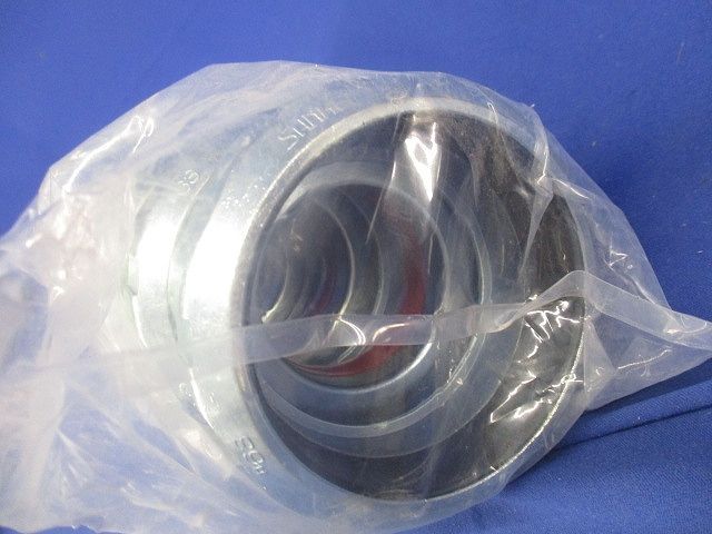 防水プリカ用ボックスコネクタ(厚鋼電線管おねじ付き) ユニオン式 ノックアウト用コネクタ 5個入 WBG63-05 防水プリカ用ボックスコネクタ(厚鋼電線管おねじ付き) ユニオン