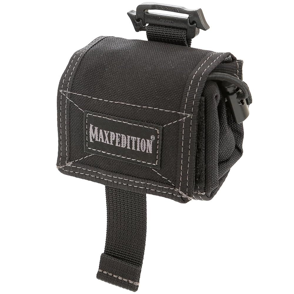 MAXPEDITION  折りたたみ式ダンプポーチ 1000デニール MOLLE対応ドロップポーチ、ロールアップベルト収納ポーチ（0208B）