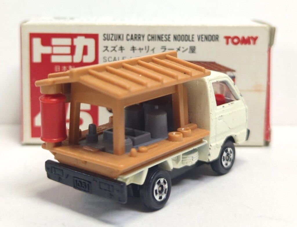 トミー トミカ黒箱日本製 スズキ キャリイ ラーメン屋