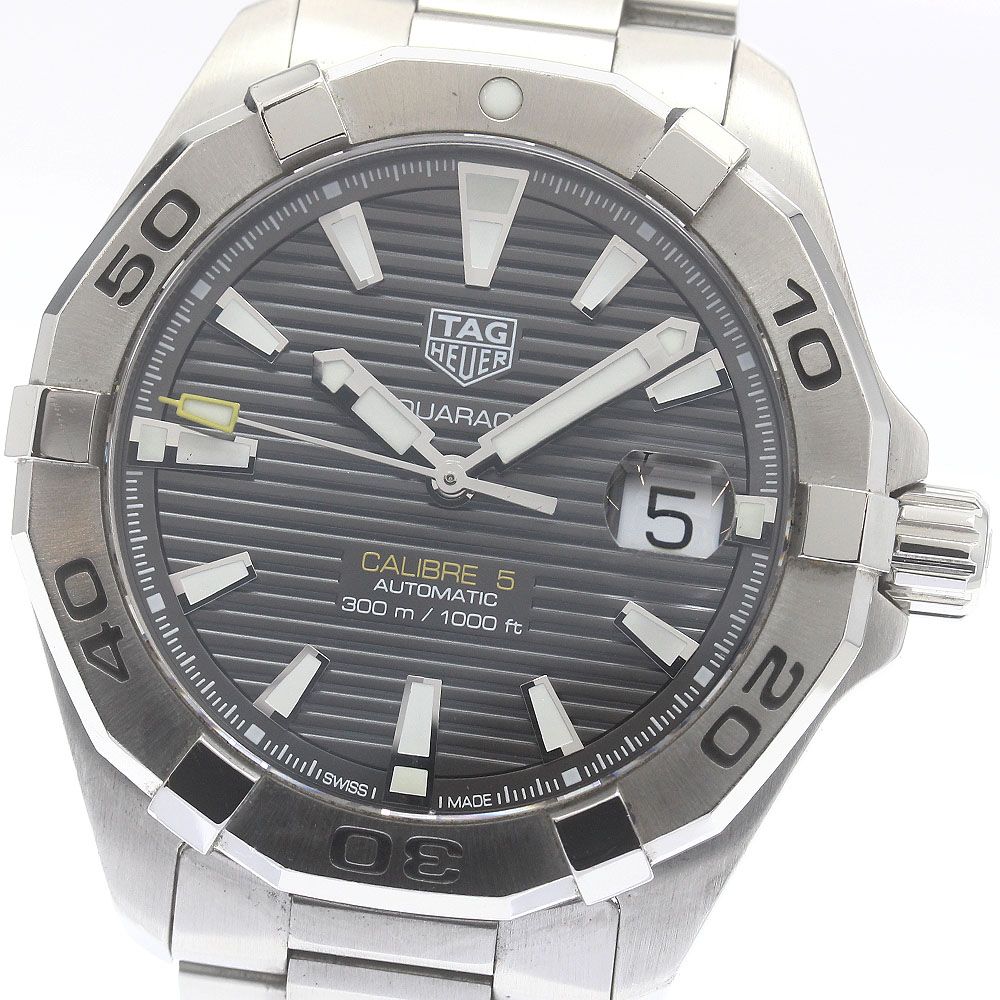 タグホイヤー TAG HEUER WBD2113.BA0928 アクアレーサー キャリバー5 デイト 自動巻き メンズ保証書付き_886266