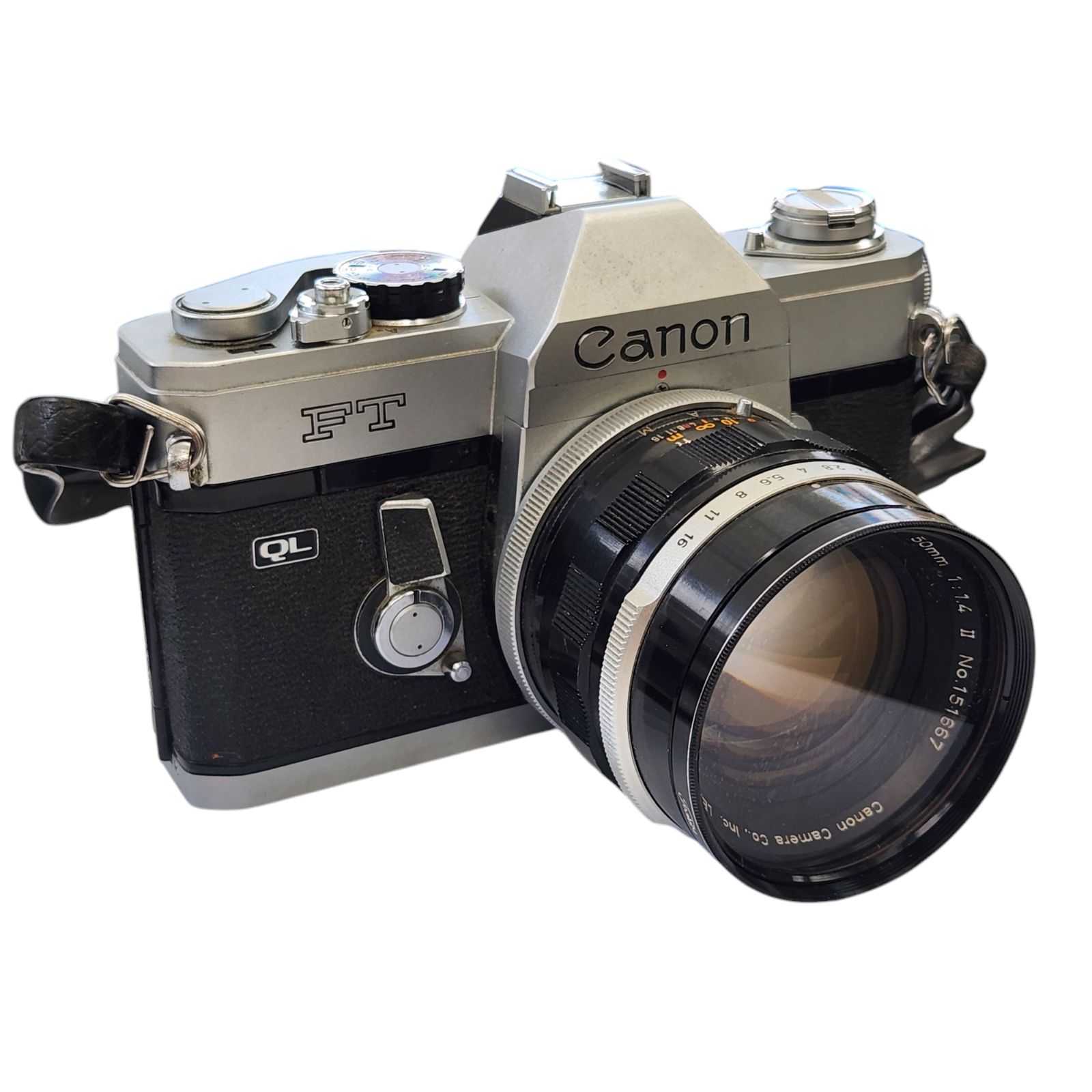 Canon FT 一眼レフカメラ 50mmレンズ付き 動作未確認 Canon FT 一眼レフカメラ 50mmレンズ付き 動作未確認