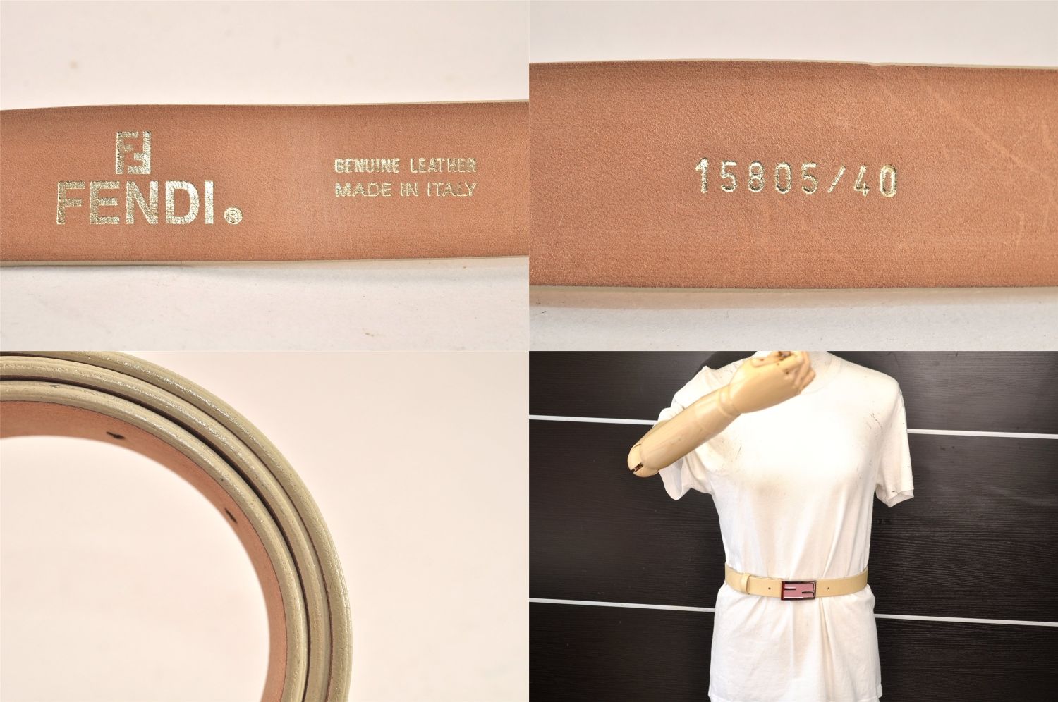 FENDI フェンディ ヴィンテージ レザー ジャケット 40サイズ ジャケット レザー ブラック | Fendi