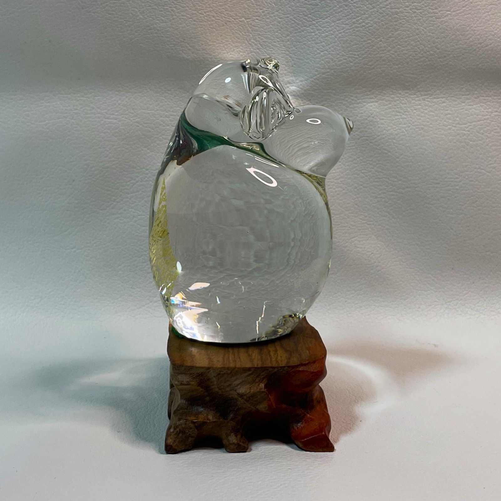 グラス コースト GLASS COAST サル 猿 置物 ガラス工芸 フィギュリン