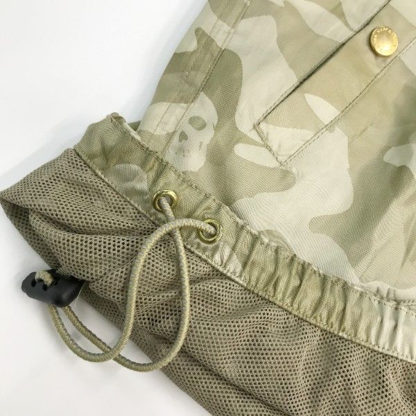 MARK&LONA マークアンドロナ ナイロン ジップパーカー スカル 迷彩