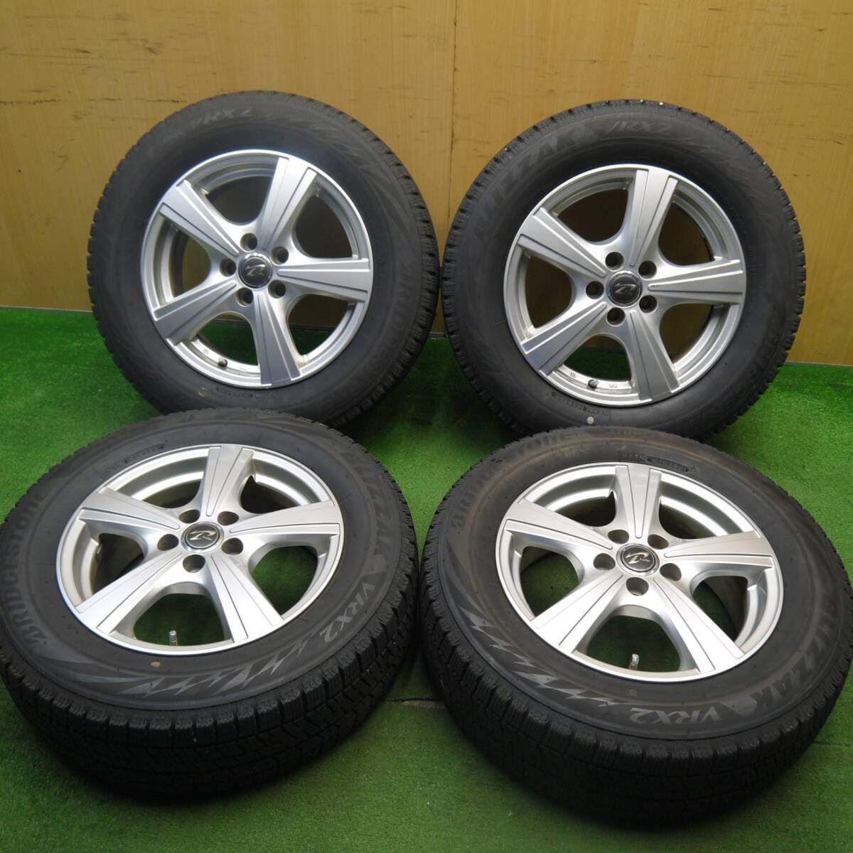 バリ溝！22年！9分☆プリウス 等 195/65R15 スタッドレス ブリヂストン 